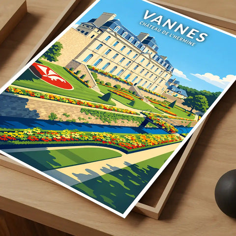Affiche - Vannes - Château de l'Hermine