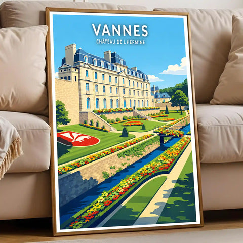 Affiche - Vannes - Château de l'Hermine