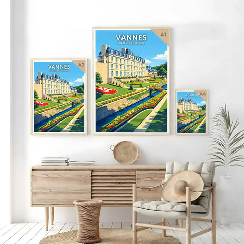 Affiche - Vannes - Château de l'Hermine