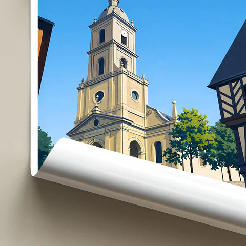 Affiche - Vannes - Église Saint-Patern