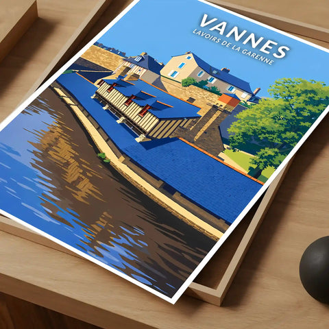 Affiche - Vannes - Lavoirs de la Garenne