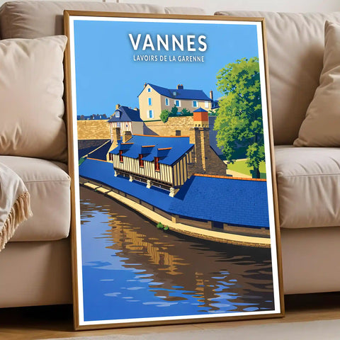 Affiche - Vannes - Lavoirs de la Garenne