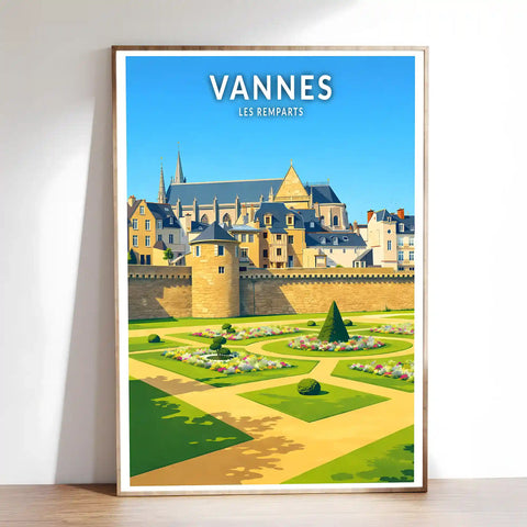 Affiche - Vannes - Les Remparts