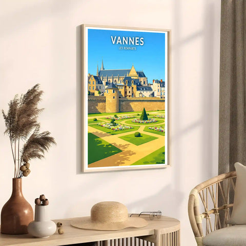 Affiche - Vannes - Les Remparts