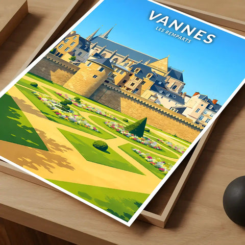 Affiche - Vannes - Les Remparts