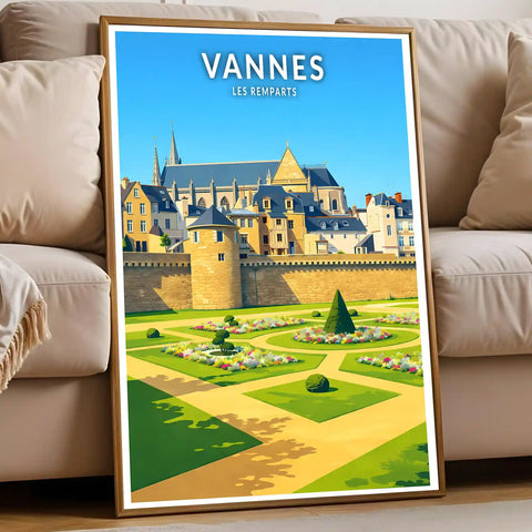 Affiche - Vannes - Les Remparts