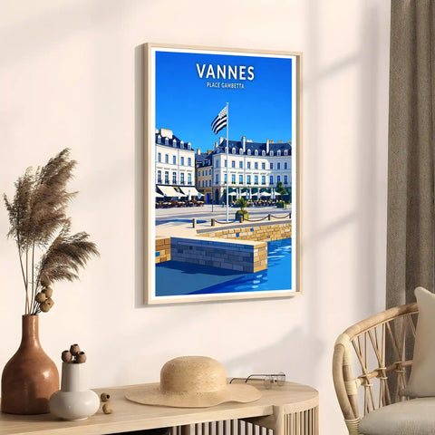 Affiche - Vannes - Place Gambetta