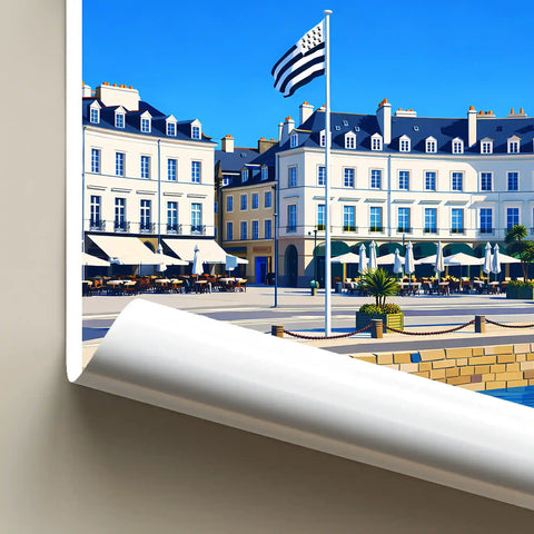 Affiche - Vannes - Place Gambetta