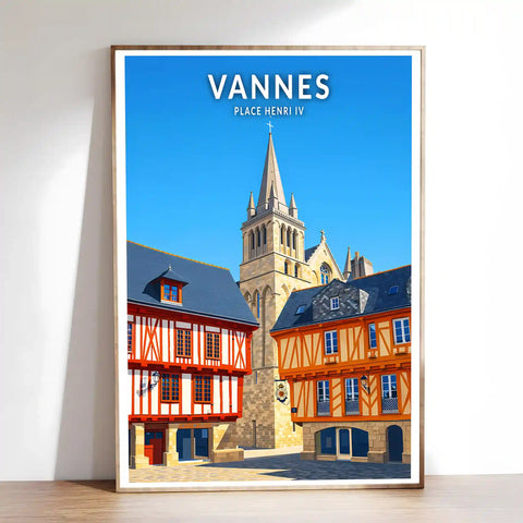Affiche - Vannes - Place Henri IV