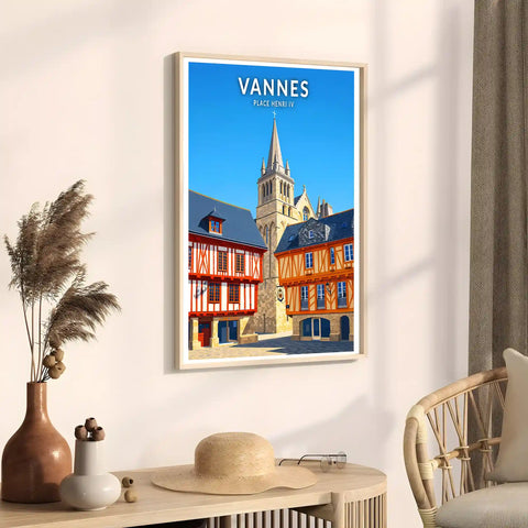 Affiche - Vannes - Place Henri IV