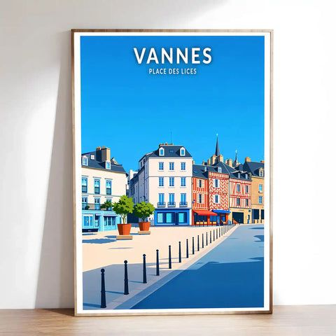Affiche - Vannes - Place des Lices
