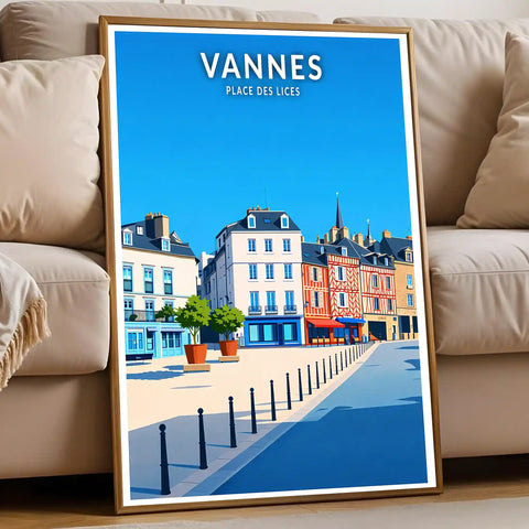 Affiche - Vannes - Place des Lices