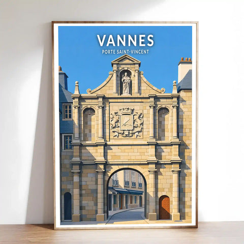 Affiche - Vannes - Porte Saint-Vincent