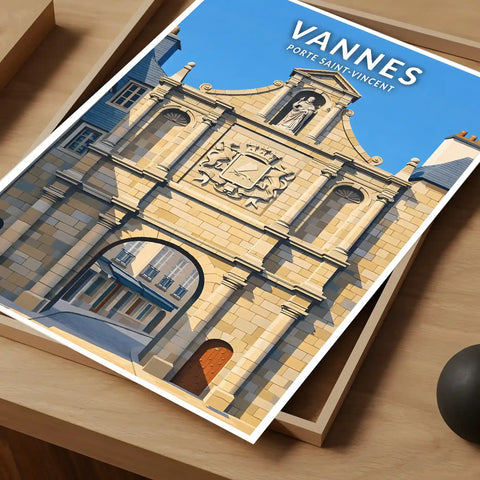 Affiche - Vannes - Porte Saint-Vincent