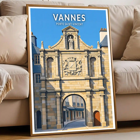Affiche - Vannes - Porte Saint-Vincent