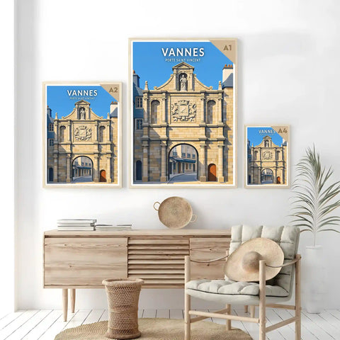 Affiche - Vannes - Porte Saint-Vincent