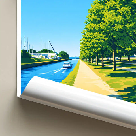 Affiche - Vannes - Promenade de la Rabine