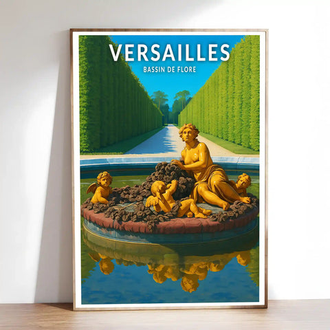 Affiche - Versailles - Bassin de Flore