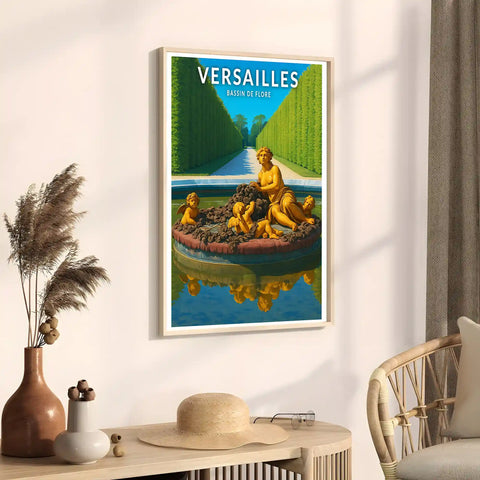 Affiche - Versailles - Bassin de Flore