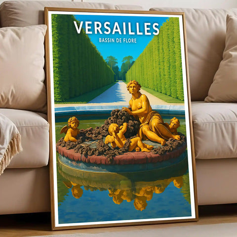 Affiche - Versailles - Bassin de Flore