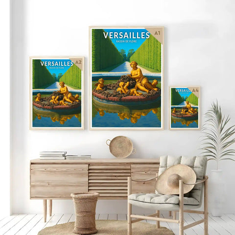 Affiche - Versailles - Bassin de Flore