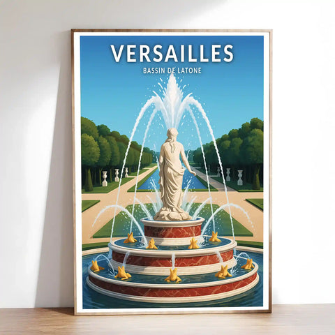 Affiche - Versailles - Bassin de Latone