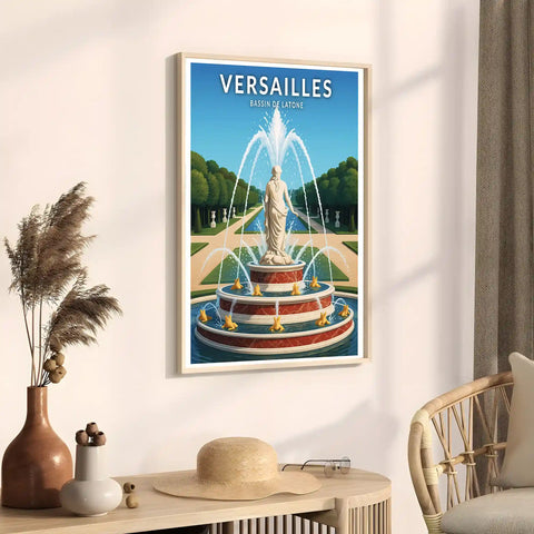Affiche - Versailles - Bassin de Latone