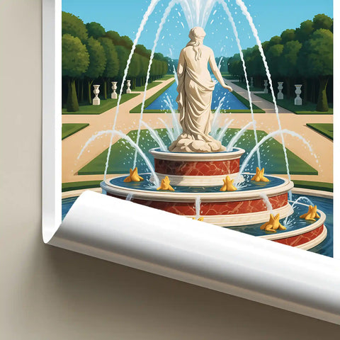Affiche - Versailles - Bassin de Latone
