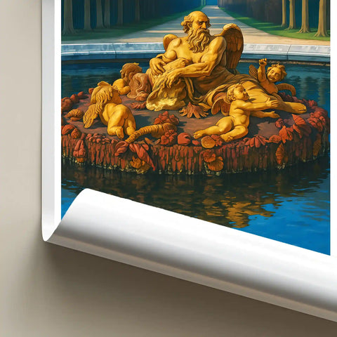Affiche - Versailles - Bassin de Neptune