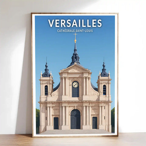 Affiche - Versailles - Cathédrale Saint-Louis