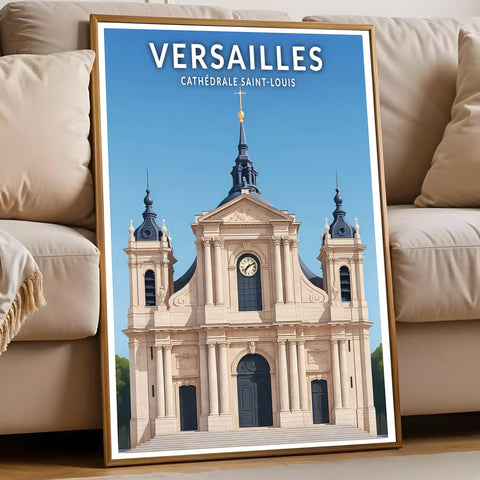 Affiche - Versailles - Cathédrale Saint-Louis