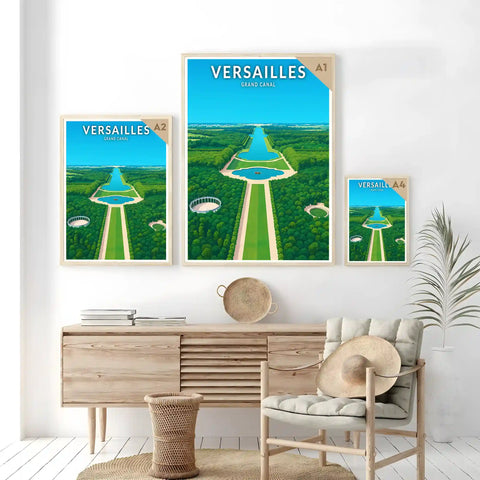 Affiche - Versailles - Grand Canal