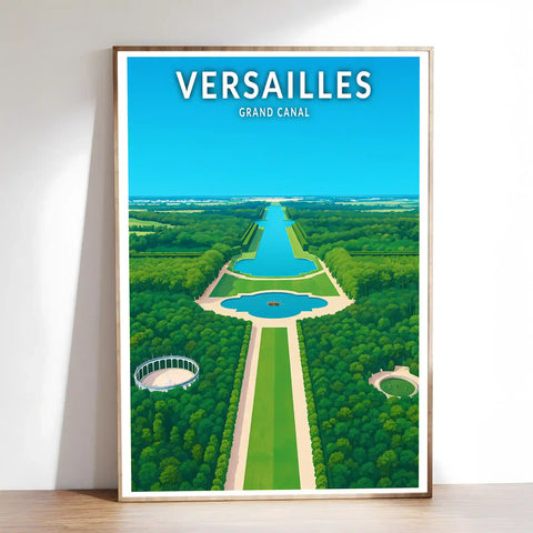 Affiche - Versailles - Grand Canal