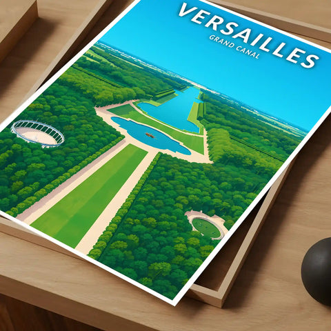 Affiche - Versailles - Grand Canal
