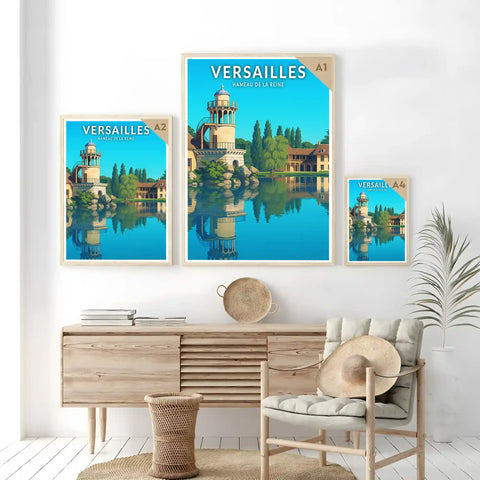 Affiche - Versailles - Hameau de la Reine