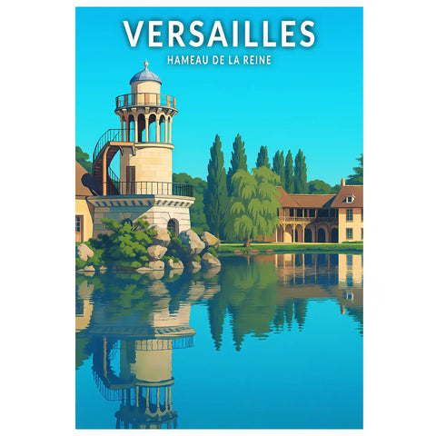 Affiche - Versailles - Hameau de la Reine