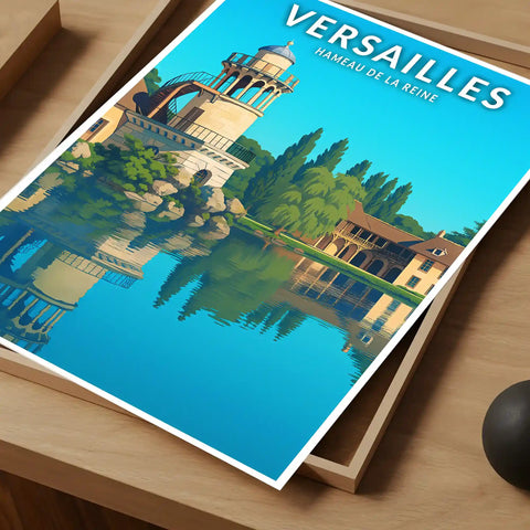 Affiche - Versailles - Hameau de la Reine