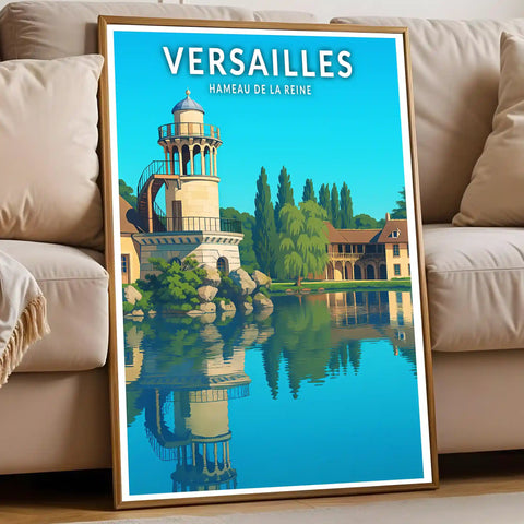 Affiche - Versailles - Hameau de la Reine