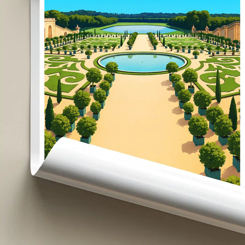 Affiche - Versailles - Jardins de l'Orangerie