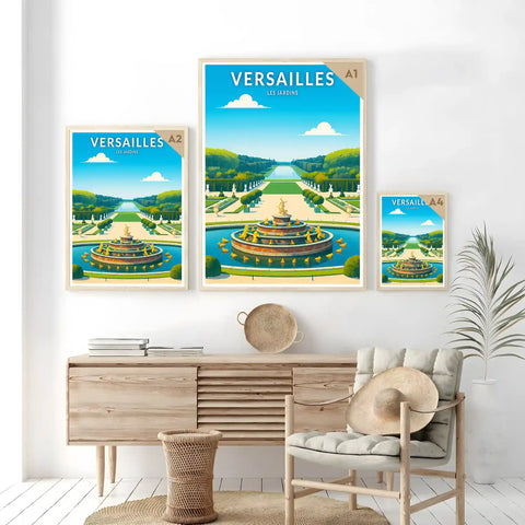 Affiche - Versailles - Les Jardins