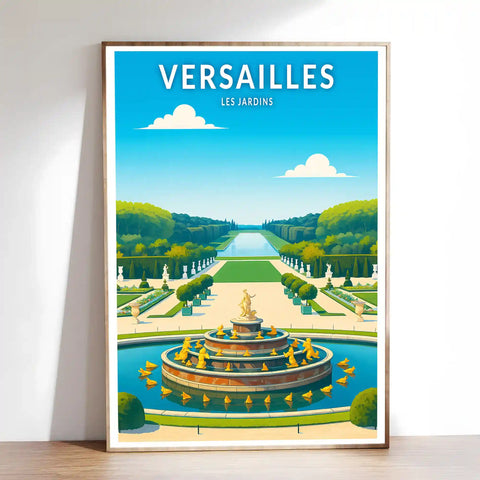 Affiche - Versailles - Les Jardins