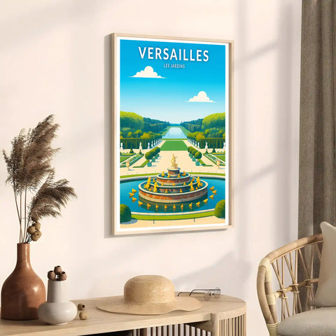 Affiche - Versailles - Les Jardins
