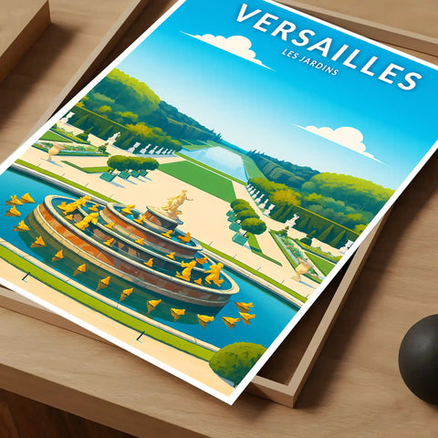 Affiche - Versailles - Les Jardins