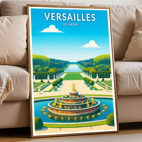 Affiche - Versailles - Les Jardins