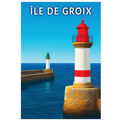Affiche - Île de Groix