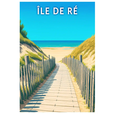 Affiche - Île de Ré