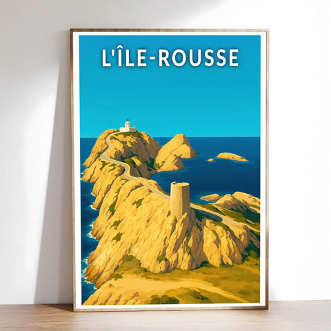 Affiche - L'île-Rousse