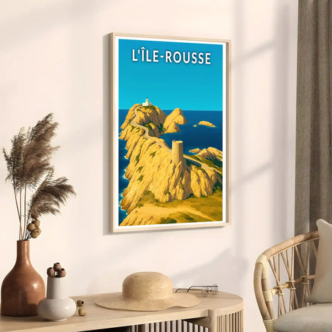 Affiche - L'île-Rousse