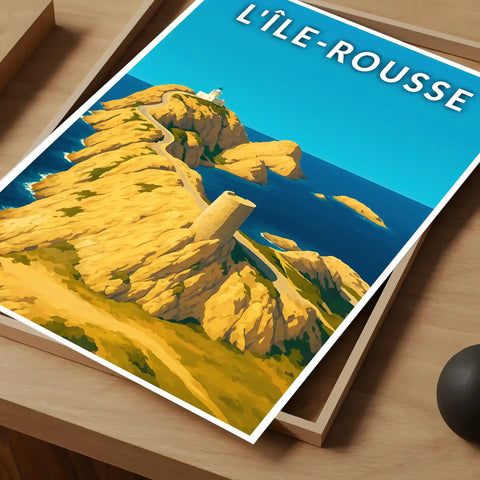 Affiche - L'île-Rousse