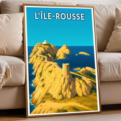 Affiche - L'île-Rousse